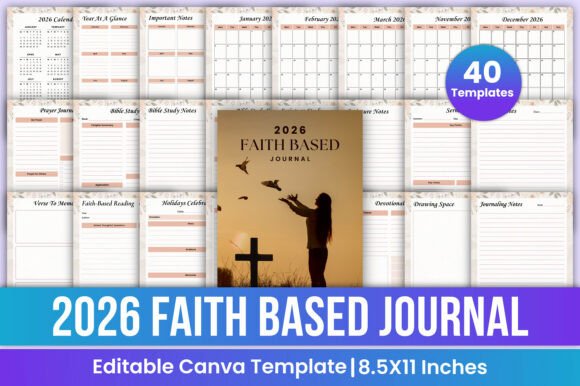 2026 Faith Based Journal Canva Kdp: A Comprehensive Guide to Spiritual Growth and Organization