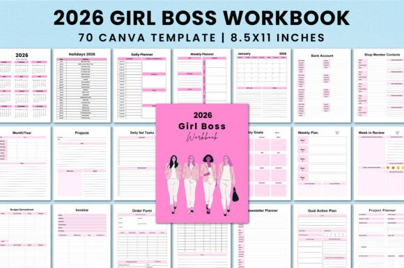 2026 Girl Boss Workbook for KDP Interior