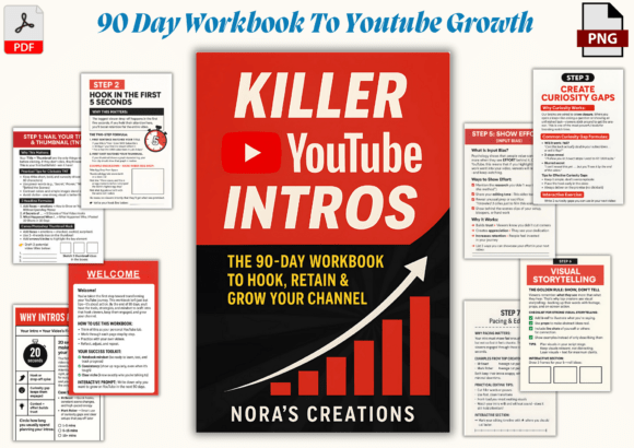 90-Day Workbook to Grow Your Youtube: A Practical Guide for Creators