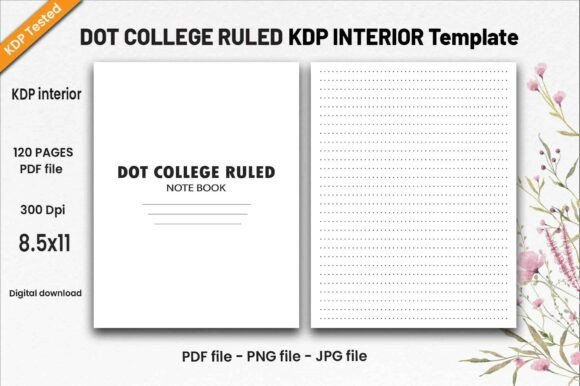 Dot College Ruled-KDP Interior Template: A Strategic Tool for Content Creators