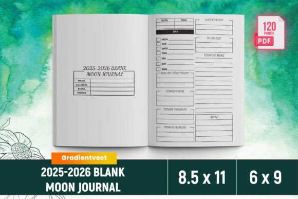 KDP 2025-2026 Blank Moon Journal Canva Template: A Complete Guide for Authors and Publishers