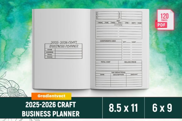KDP 2025-2026 Craft Business Planner: A Comprehensive Guide to Success
