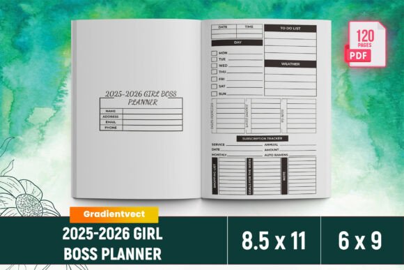 KDP 2025-2026 Girl Boss Planner Canva: A Practical Tool for Goal-Driven Women
