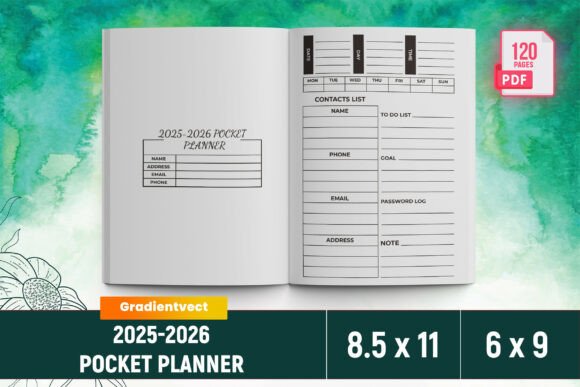 KDP 2025-2026 Pocket Planner Canva: A Practical Tool for Productivity and Planning