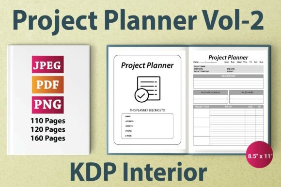 Project Planner KDP Interior: A Powerful Tool for Modern Content Creators