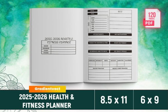 The 2025-2026 Health Fitness Planner: A Strategic Tool for Modern Wellness