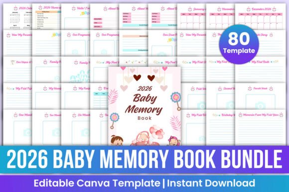 The 2026 Baby Memory Book Bundle Canva Kdp: A Practical Guide to Capturing Your Baby’s First Year