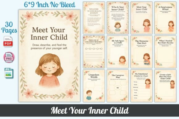 Therapeutic Healing Workbook: A Gentle Path to Inner Child Reconnection