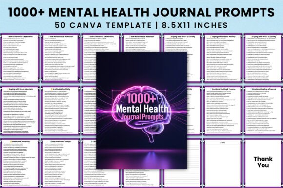 Unlock Your Mind with 1000 Mental Health Journal Prompts